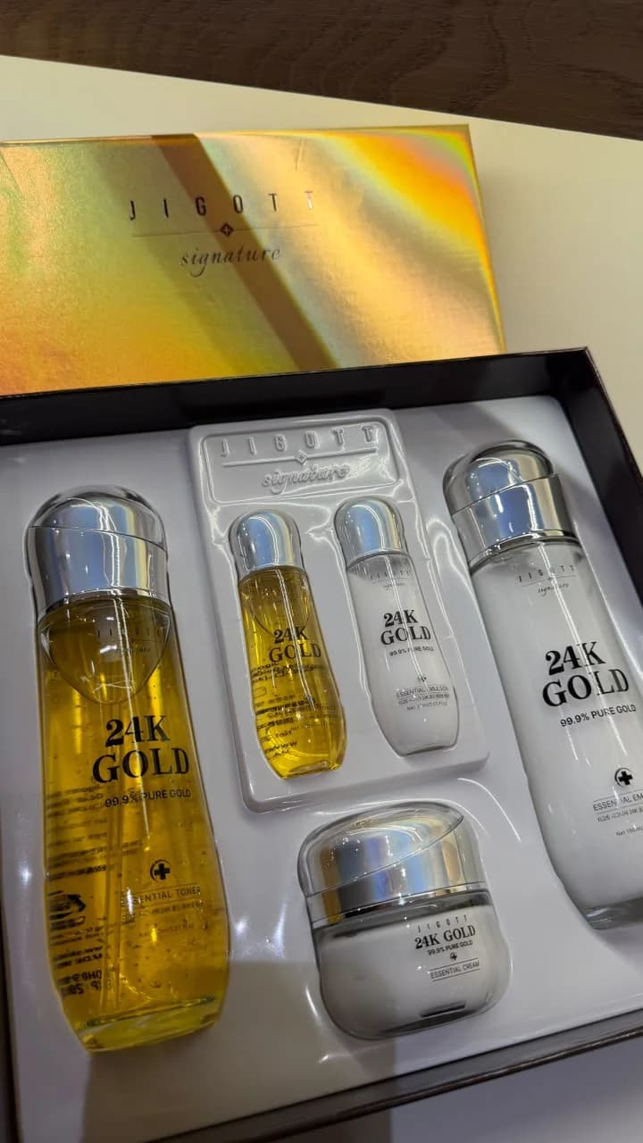 Jigott Signature 24K Gold Essential Skin Care 3Set